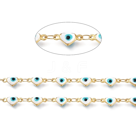 Handmade Enamel Link Chains STAS-I154-01G-01-1