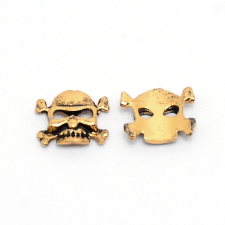 Halloween Themed Alloy Cabochons MRMJ-WH0067-28AB-RS-1