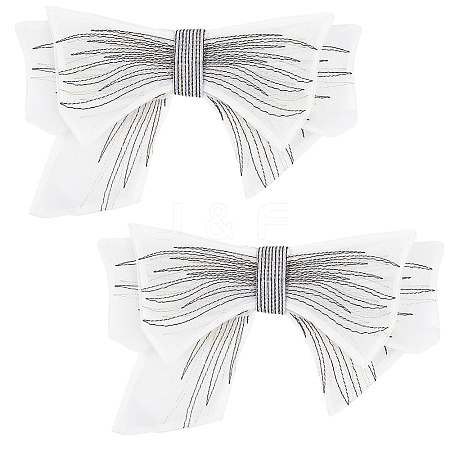 Ppolyester Thread Iron on/Sew On Patches PATC-WH20007-04A-02-1