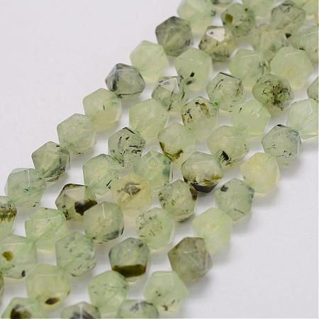 Natural Prehnite Bead Strands G-G970-06-10mm-1