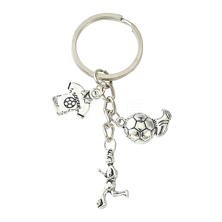 Sports Theme Alloy Pendant KEYC-YW00040-02-1