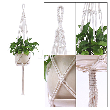 Cotton Macrame Plant Hangers MAKN-PW0001-040A-1