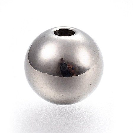 202 Stainless Steel Stopper Beads X-STAS-I100-13P-1