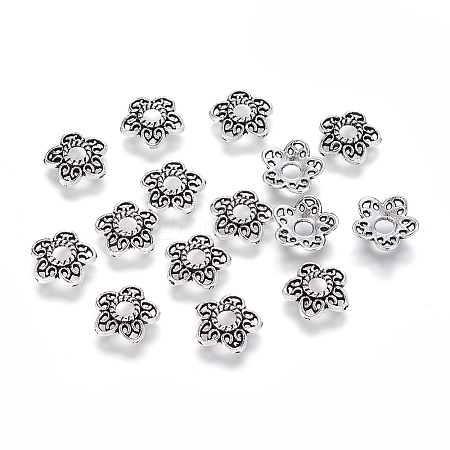 Tibetan Style Alloy Bead Caps LS-LF10597Y-1