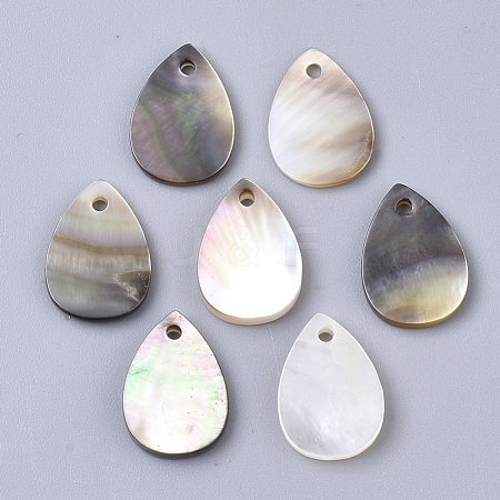 Black Lip Shell Pendants SSHEL-S251-35A-1