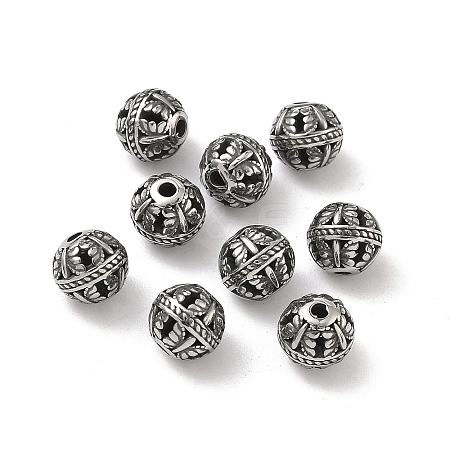 Retro 316 Surgical Stainless Steel Beads STAS-L307-17AS-03-1