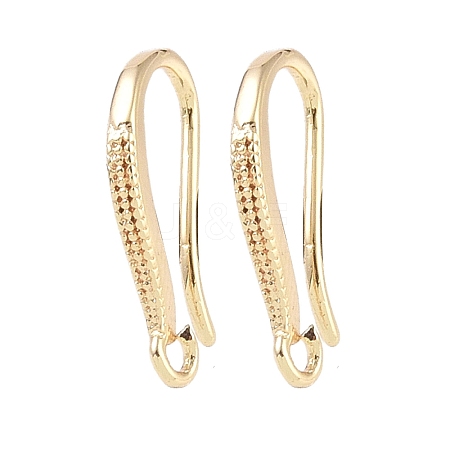 Brass Earring Hooks KK-U008-05G-1