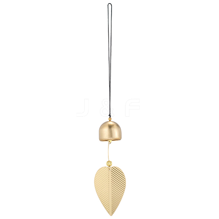 Brass Bell Pendants HJEW-WH20816-010G-A-1