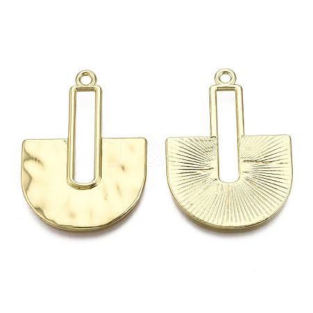 Rack Plating Alloy Pendants PALLOY-F286-05G-1