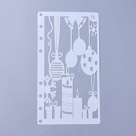 Plastic Drawing Painting Stencils Templates DIY-WH0143-18I-1