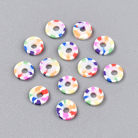 Handmade Polymer Clay Beads CLAY-N012-01G-1