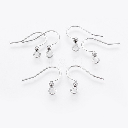 Tarnish Resistant 316 Surgical Stainless Steel French Earring Hooks STAS-P221-03P-1