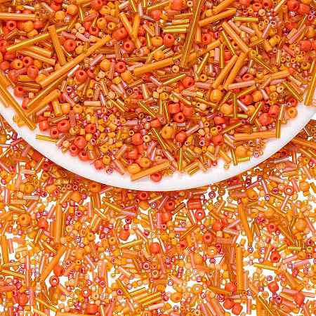 200G Electroplate Glass Seed Beads GLAA-SZ0002-17A-1