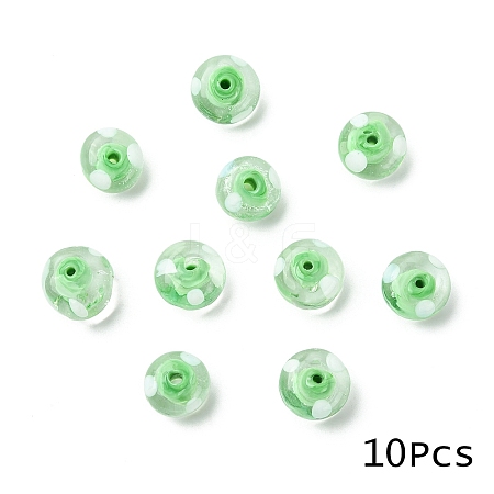 10Pcs Handmade Lampwork Beads LAMP-YW0001-96A-1