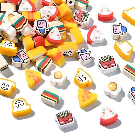 200Pcs 8 Styles Handmade Polymer Clay Beads CLAY-CJ0001-88-1