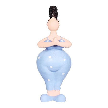 Resin Yoga Girl Display Decorations PW-WG29EA3-02-1