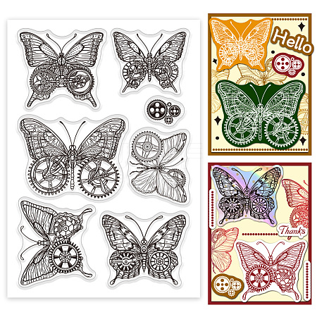 Custom PVC Plastic Clear Stamps DIY-WH0618-0157-1