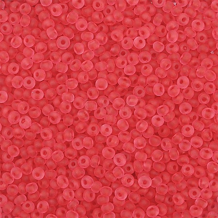 Frosted Colours Glass Seed Beads PW-WG88870-10-1