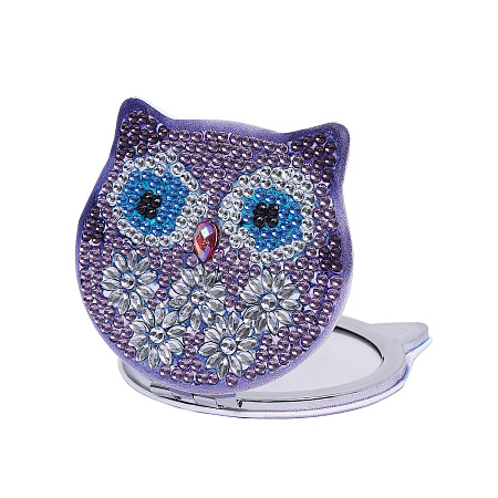 Owl DIY Diamond Mirror Painting Kit PW-WG55797-04-1