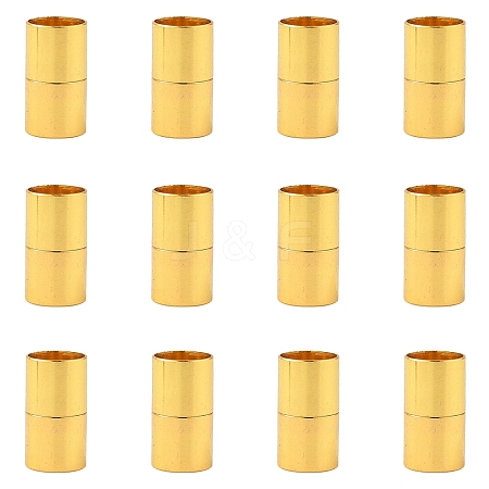 8Pcs Brass Magnetic Clasps KK-YW0003-10G-1