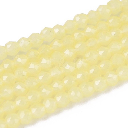 Imitation Jade Glass Beads Strands GLAA-T028-2mm-11H-1