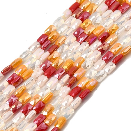 Electroplate Glass Beads Strands EGLA-D300-05-06-1