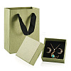 3Pcs Square Paper Jewelry Display Cases CON-TA0001-39E-01-1