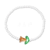 Glass Seed Beads Stretch Bracelets for Women BJEW-MZ00200-04-2