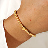 Luxury Brass Heart Bead Bracelets RL2701-3