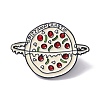 Pizza & Planet Word Enamel Pin FIND-K005-38EB-1