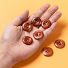 4-Hole Wooden Buttons X-WOOD-S040-38-1-5