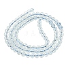 Natural Aquamarine Beads Strands G-P576-4mm-01B-3