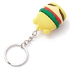 PVC Plastic Food Keychain KEYC-JKC01038-5