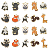 50Pcs 10 Styles Alloy Enamel Pendants ENAM-CJ0005-35-1