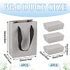 4Pcs Rectangle Paper Jewelry Display Cases CON-TA0001-39B-02-4