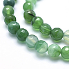 Natural Striped Agate/Banded Agate Beads G-J371-11-12mm-3
