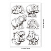 Custom Summer Theme PVC Plastic Clear Stamps DIY-WH0631-0027-8