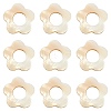 30Pcs Natural Freshwater Shell Beads Frames SHEL-CJ0001-27-3