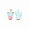 Opaque Resin Cabochons RESI-WH0026-06D-1