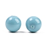 Electroplate Opaque Glass Beads GLAA-A044-01B-2