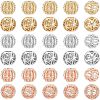 SUPERFINDINGS 30Pcs 6 Style Rack Plating Alloy European Beads MPDL-FH0001-07-1