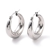 Non-Tarnish 304 Stainless Steel Chunky Hoop Earrings for Women EJEW-F280-06C-P-2