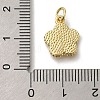 Brass Micro Pave Cubic Zirconia Pendants KK-R002-12G-3