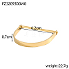 304 Stainless Steel Bangles STAS-OY006-77G-2