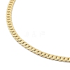 Ion Plating(IP) 304 Stainless Steel Cuban Link Chain Necklace NJEW-K249-01B-G-2