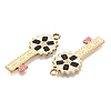 303 Stainless Steel Enamel Pendants STAS-Q110-34G-01-2