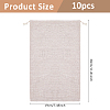 10Pcs Cotton Packing Pouches Drawstring Bags ABAG-ME0001-08-2