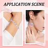 12 Strands Transparent Gradient Color Glass Beads Strands GLAA-SC0002-01-5
