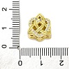 Rack Plating Brass Micro Pave Cubic Zirconia Beads KK-Z081-15-3