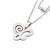 Stainless Steel Pendants Necklaces NJEW-U003-01C-P-1